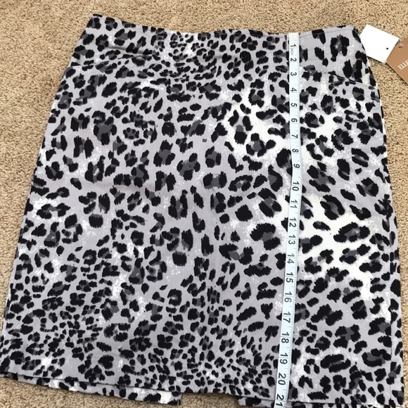 NWT! ELLEN TRACY size 8 grey multi skirt - Picture 7 of 9